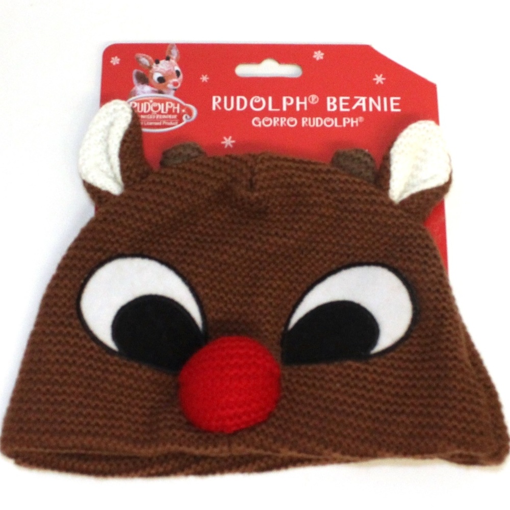 Rudolph the Red-Nosed Reindeer Beanie NWT